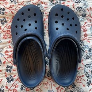 Navy Crocs - never worn!